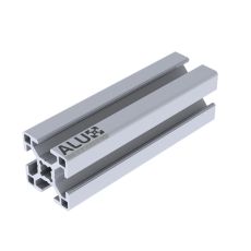Alux Aluminium Constructieprofiel 3030 30x30mm 8mm T-Sleuf Extrusie Zilver Geanodiseerd