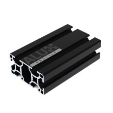 Alux Aluminium Constructieprofiel 3060 30x60mm 8mm T-Sleuf Zwart Geanodiseerd