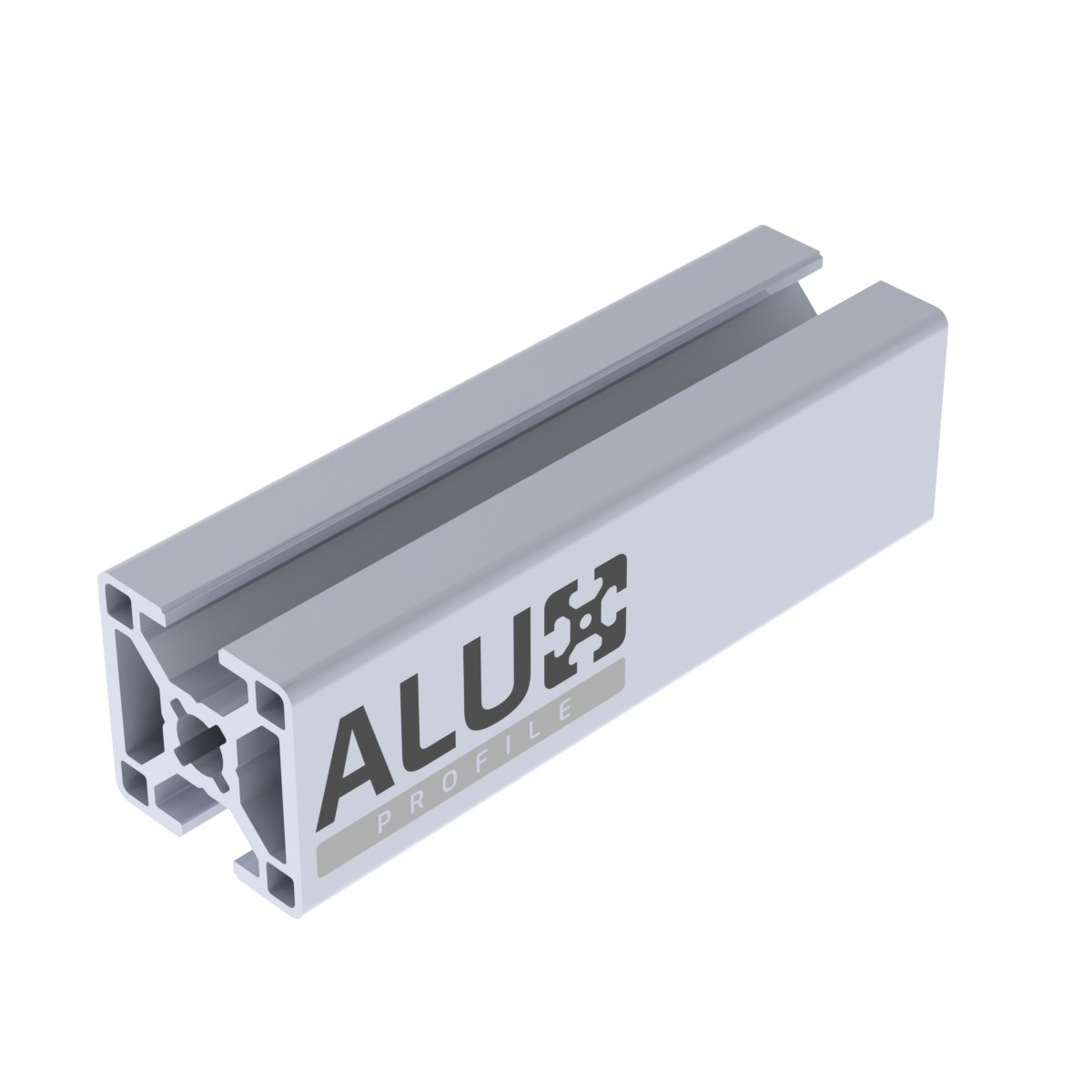 Aluminium constructieprofiel 3030 - 2 T-sleuven 180°