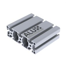 Alux Aluminium Constructieprofiel 40120 40x120mm 8mm T-Sleuf Extrusie Zilver Geanodiseerd