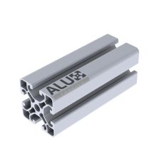 Alux Aluminium Constructieprofiel 4040 40x40mm 8mm T-Sleuf Extrusie Zilver Geanodiseerd
