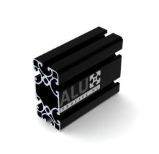 Alux Zwart Geanodiseerd Aluminium Constructieprofiel 4080 40x80mm 8mm T-Sleuf Extrusie
