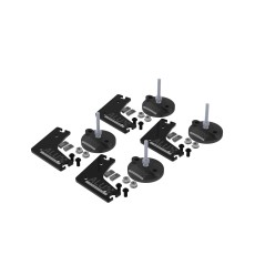 Complete set stelvoeten 80mm Complete set stelvoeten 80mm