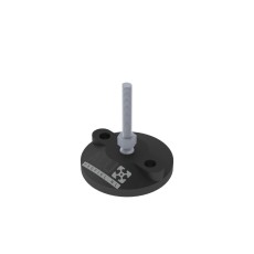 Stelvoet 80mm + M8x50 spindel Stelvoet 80mm + M8x50 spindel