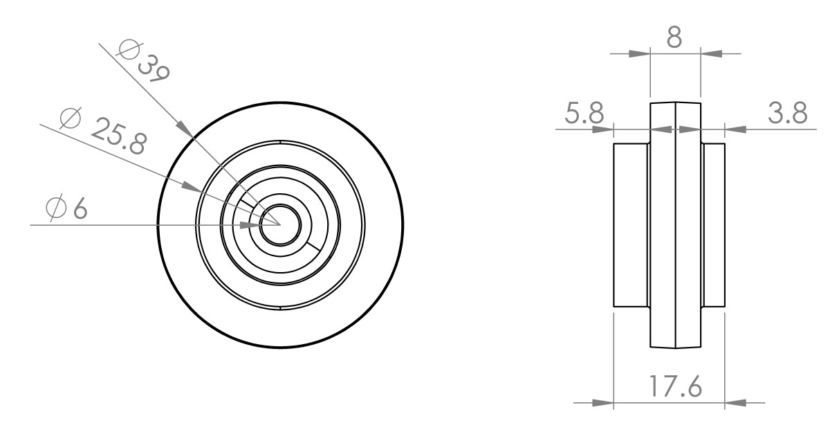 EN AC 5083 C210 Gegoten Ruw Dynamic - CMD Aluminium